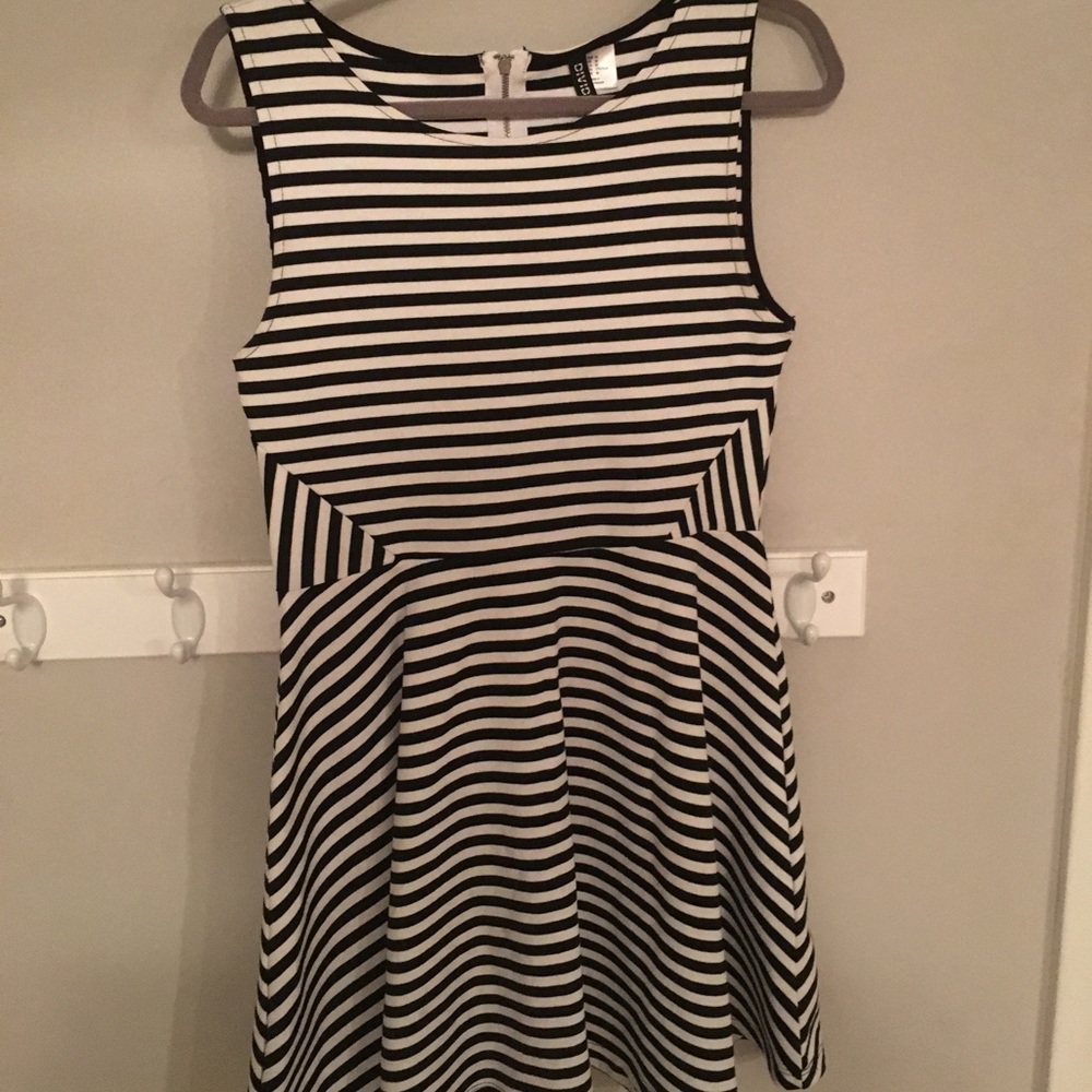 Striped Skater Dress